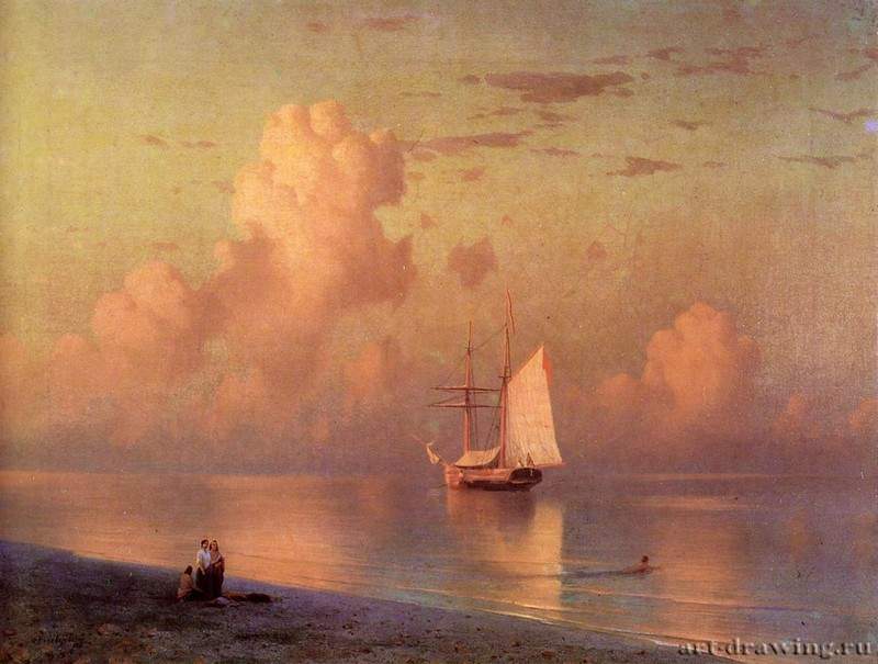 Закат. 1866 - Sunset. 1866
46 х 61 смХолст, маслоРомантизм, реализмРоссияНью-Йорк. Собрание А. Шагиняна